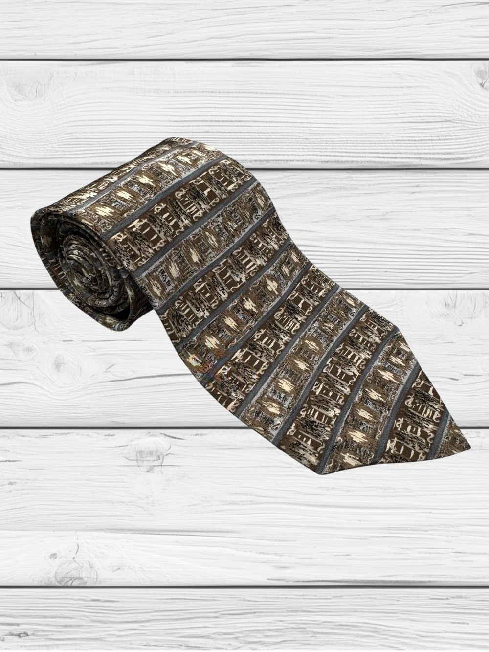 Vintage Zylos George Machado 100% Silk Tie